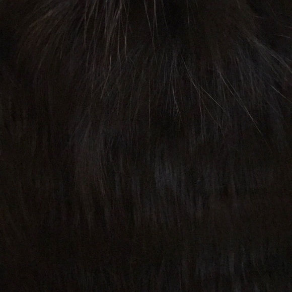 Dyed Blue Fox Fur Vest